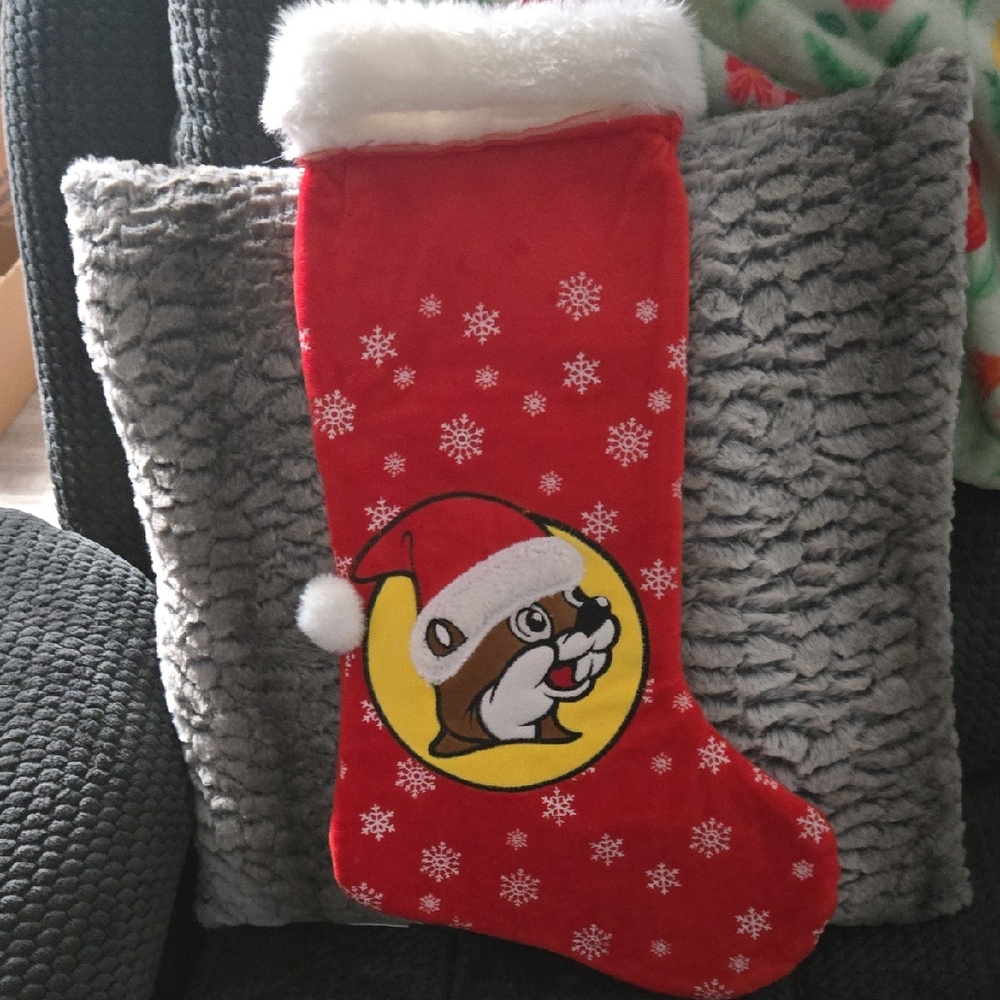Adorable Bucees Red Christmas Stocking